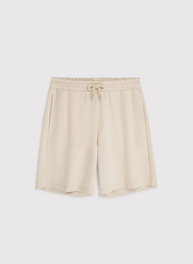Beżowe szorty dresowe
