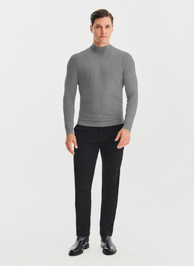 Półgolf męski w szarym kolorze