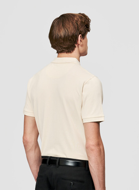 Polo męskie w kolorze ecru
