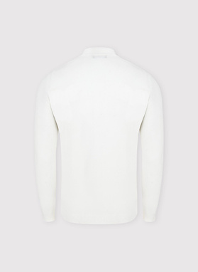 Biały półgolf męski