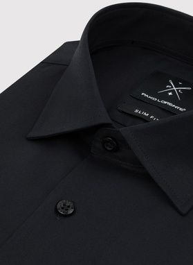 Czarna bawełniana koszula męska