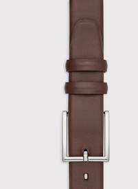 Kamelowy skórzany pasek męski