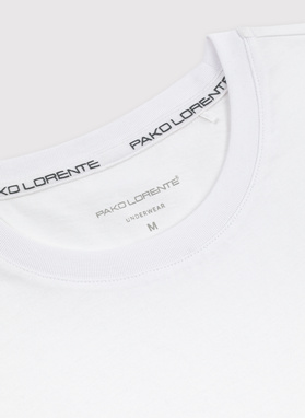 Biały gładki T-shirt Basic