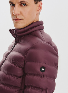 Fioletowa kurtka pikowana