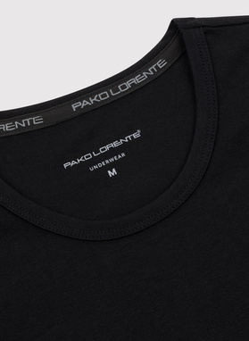 Męski t-shirt w czarnym kolorze, dwupak