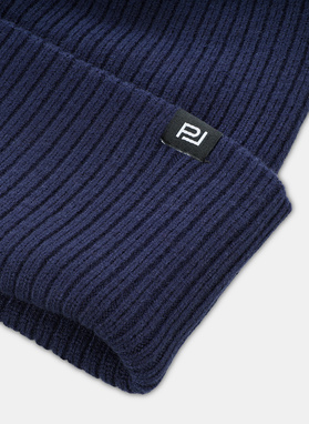 Granatowa czapka męska