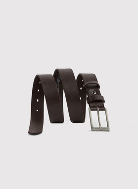 Pasek męski w kolorze brązowym