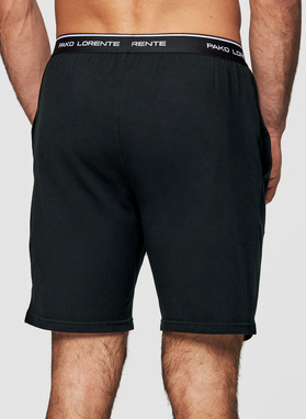 Czarne szorty piżamowe