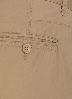 Bawełniane beżowe szorty męskie