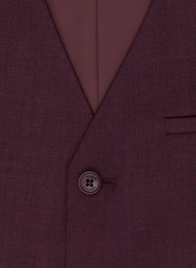 Gładka jednorzędowa kamizelka męska