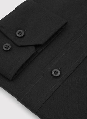 Czarna bawełniana koszula męska