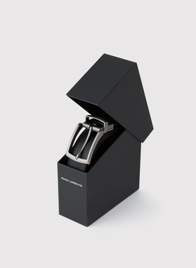 Dwustronny skórzany pasek męski