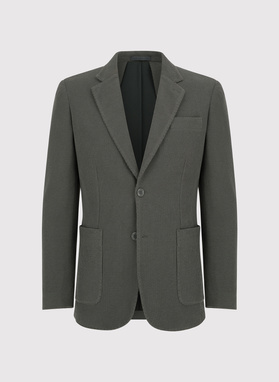 Bawełniana marynarka męska w kolorze zielonym