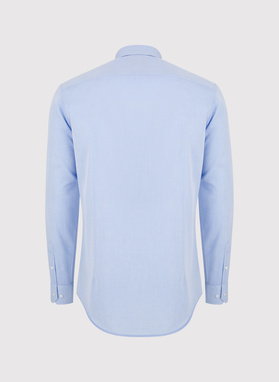 Gładka bawełniana koszula męska