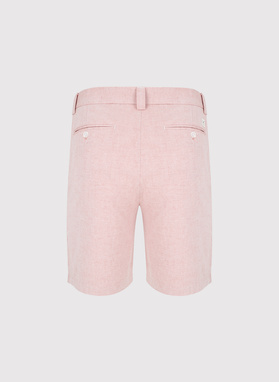 Różowe szorty męskie z lnem