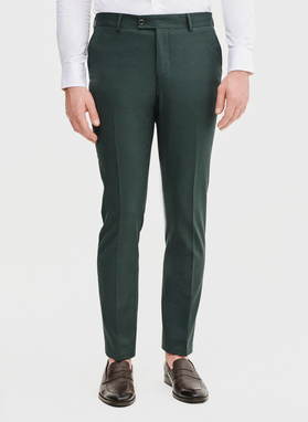 Ślubny zielony garnitur męski