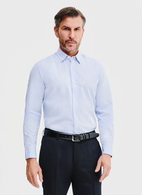 Gładka bawełniana koszula męska