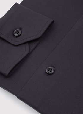 Grafitowa koszula z dzianiny