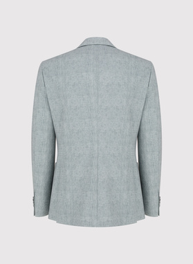 Casualowa marynarka męska w kolorze szarym