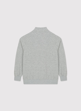 Rozpinana szara bluza dresowa