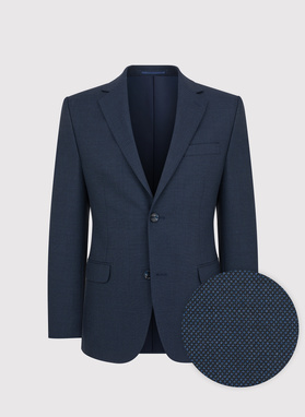 Dwuczęściowy garnitur męski w kolorze granatowym