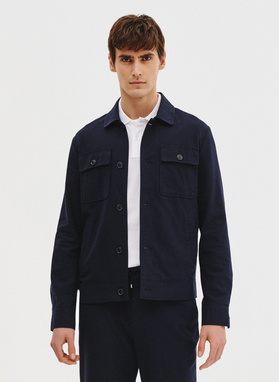 Bawełniana wiosenna kurtka z lnem