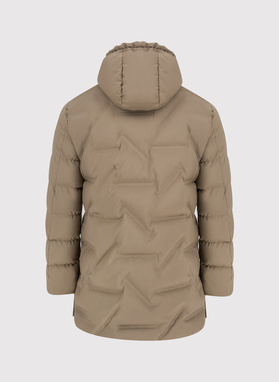 Beżowa kurtka męska na zimę