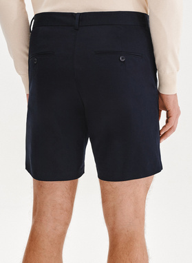 Granatowe szorty męskie z bawełną