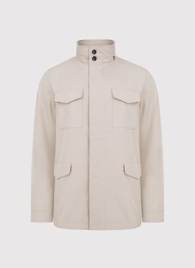 Wiosenna kurtka w kolorze beżowym