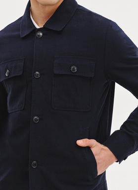 Bawełniana wiosenna kurtka z lnem