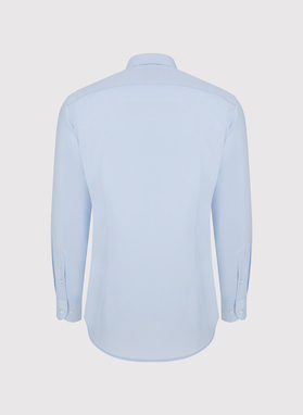 Błękitna koszula bawełniana