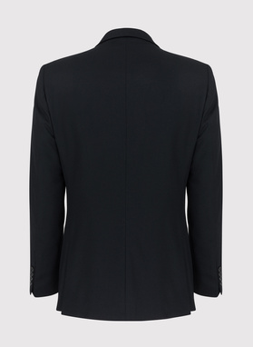 Czarna marynarka garniturowa P22SP-3G-026-C-S