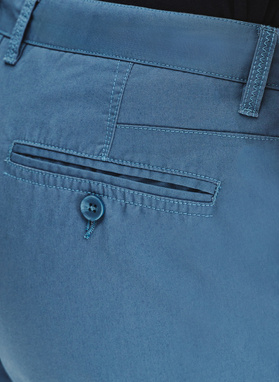 Bawełniane niebieskie szorty męskie