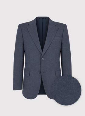 Granatowa marynarka garniturowa