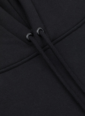 Czarna bluza dresowa z kapturem