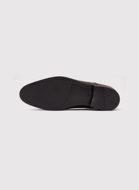 Brązowe derby męskie