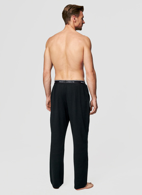 Czarne spodnie piżamowe