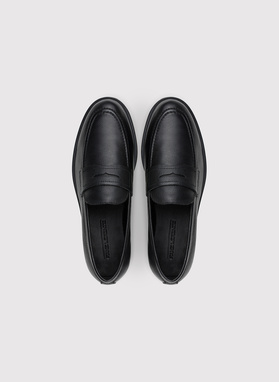 Czarne mokasyny męskie