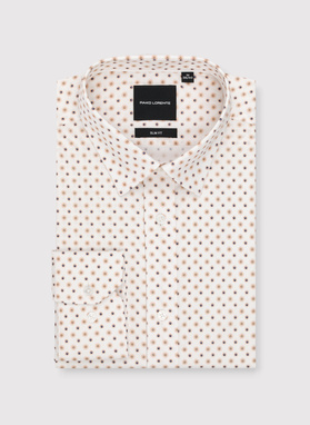 Biała koszula w kwiatowy print