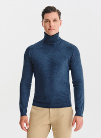 Golf męski w ciemnoniebieskim kolorze