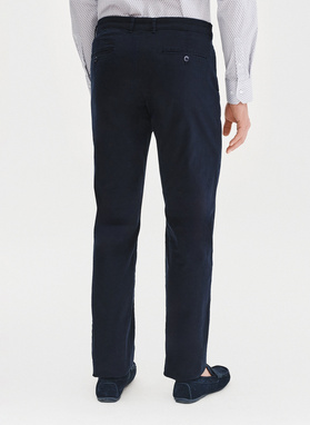 Granatowe spodnie chino