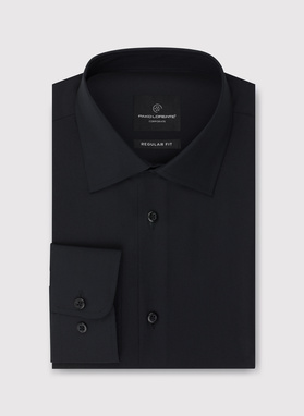 Czarna bawełniana koszula męska