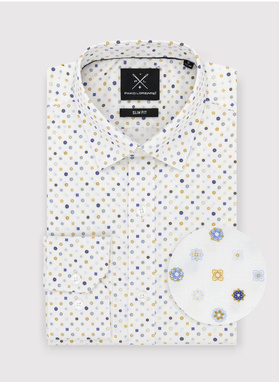 Męska koszula w mikrowzór