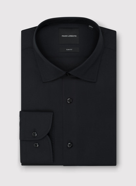 Czarna koszula męska z bawełny