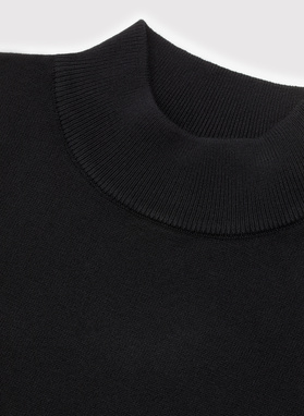 Czarny półgolf męski