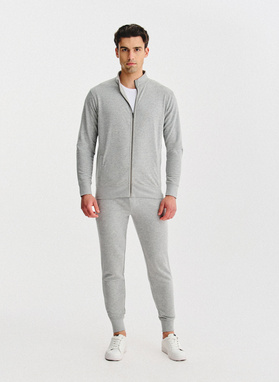 Szare spodnie dresowe