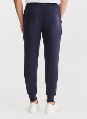 Granatowe spodnie dresowe