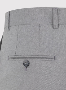 Szare spodnie ganiturowe