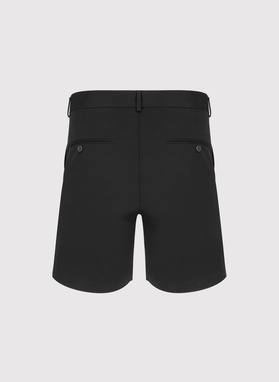 Czarne szorty męskie z bawełną