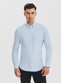 Niebieska koszula męska